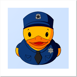 Police Rubber Duck Posters and Art